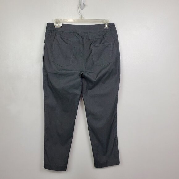 Slim-Sation by Multiples Gray Pull-On Ankle Pant NEW NWT Size 16 - Picture 7 of 15